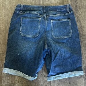 Lane Bryant Blue Denim Bermudas Shorts 18